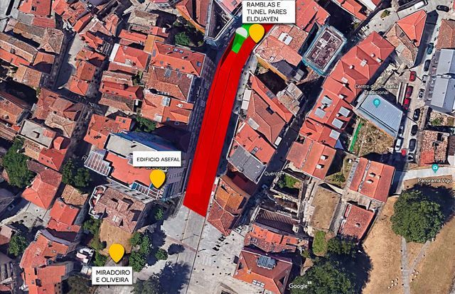 Os túneles da rúa Elduayen poden ser unha nova fenda no casco vello de Vigo